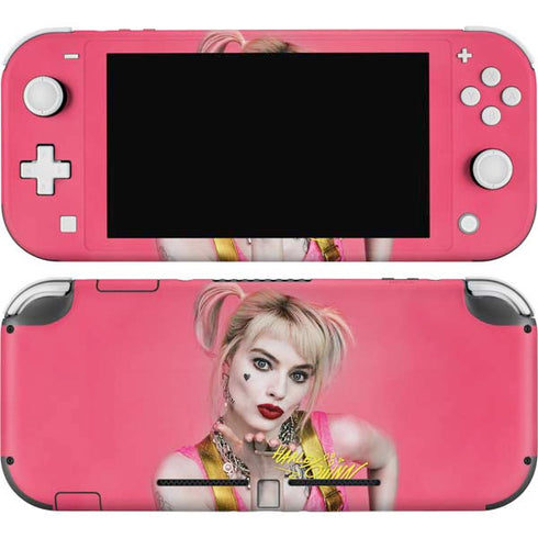 DC Comics Harley Quinn Movie Character Poster Nintendo Switch Lite Skin